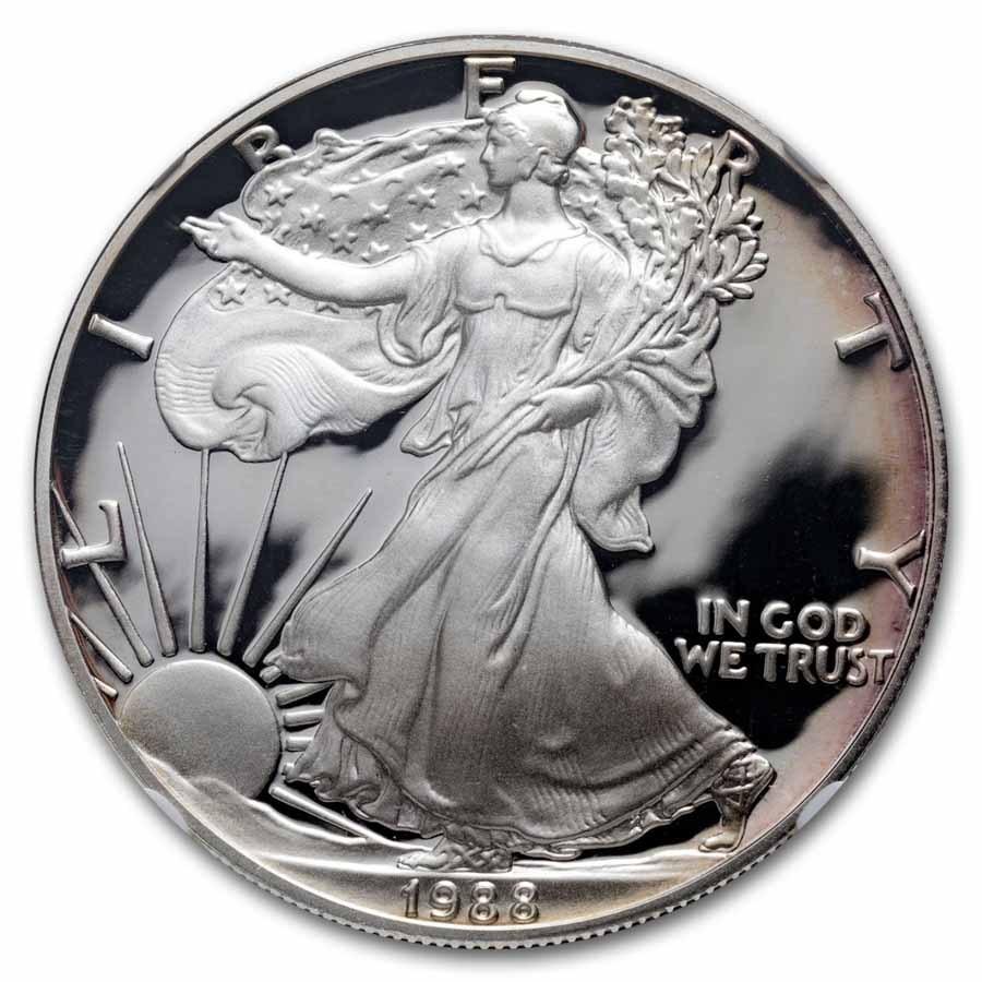 1988-S Proof American Silver Eagle PF-69 NGC