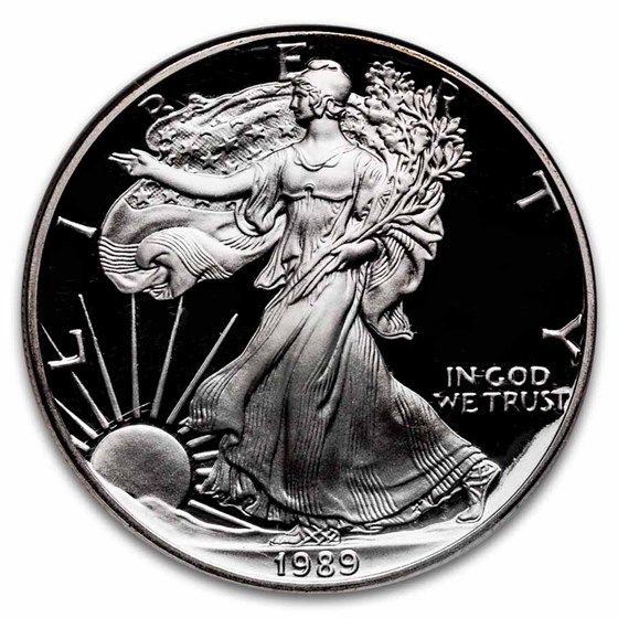1989-S Proof American Silver Eagle PF-69 NGC
