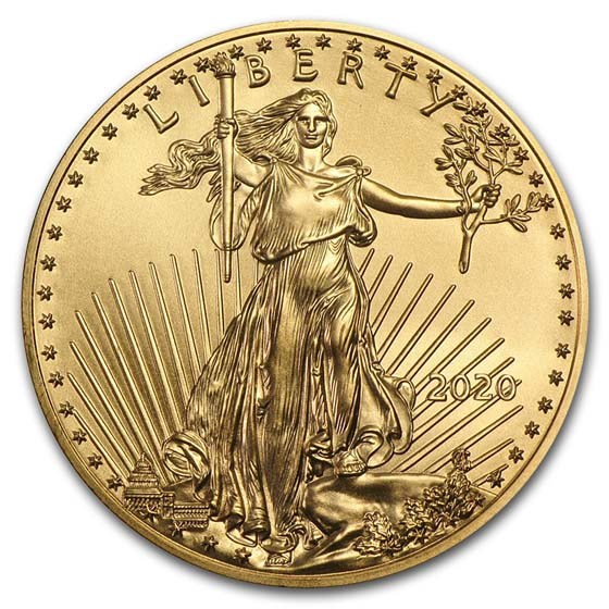 2020 1 oz American Gold Eagle MS-70 PCGS (FirstStrike®)