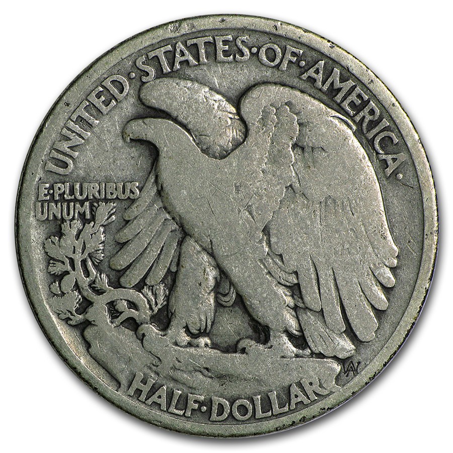 1921 Walking Liberty Half Dollar VG