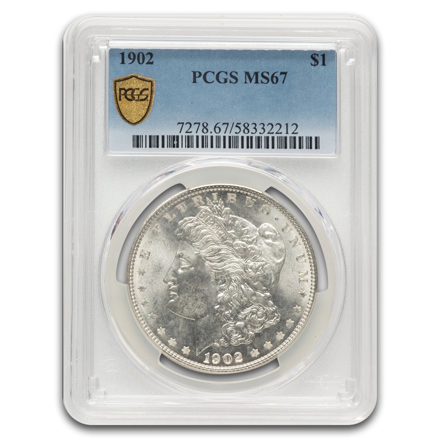 1902 Morgan Dollar MS-67 PCGS 1902 Morgan Dollar MS-67 PCGS
