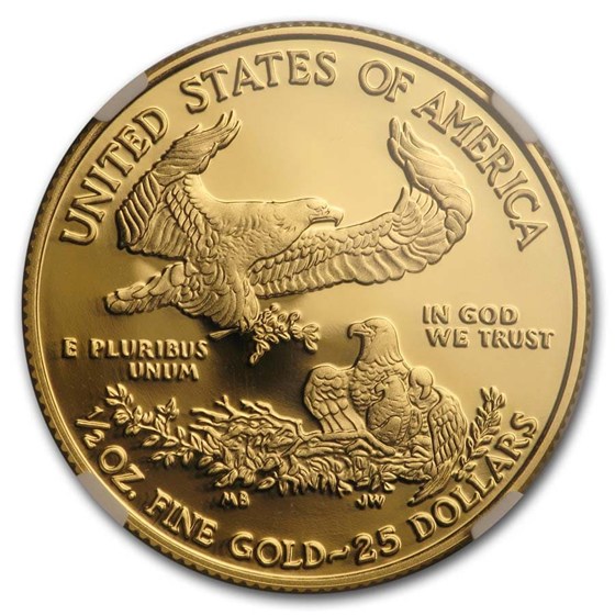 2019-W 1/2 oz Proof American Gold Eagle PF-70 UCAM NGC (Moy)