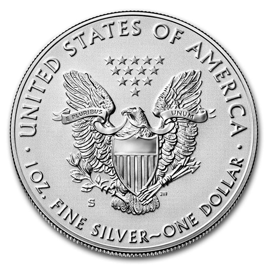2019-S 1 oz Enhanced Reverse Proof Silver Eagle (w/Box & CoA)