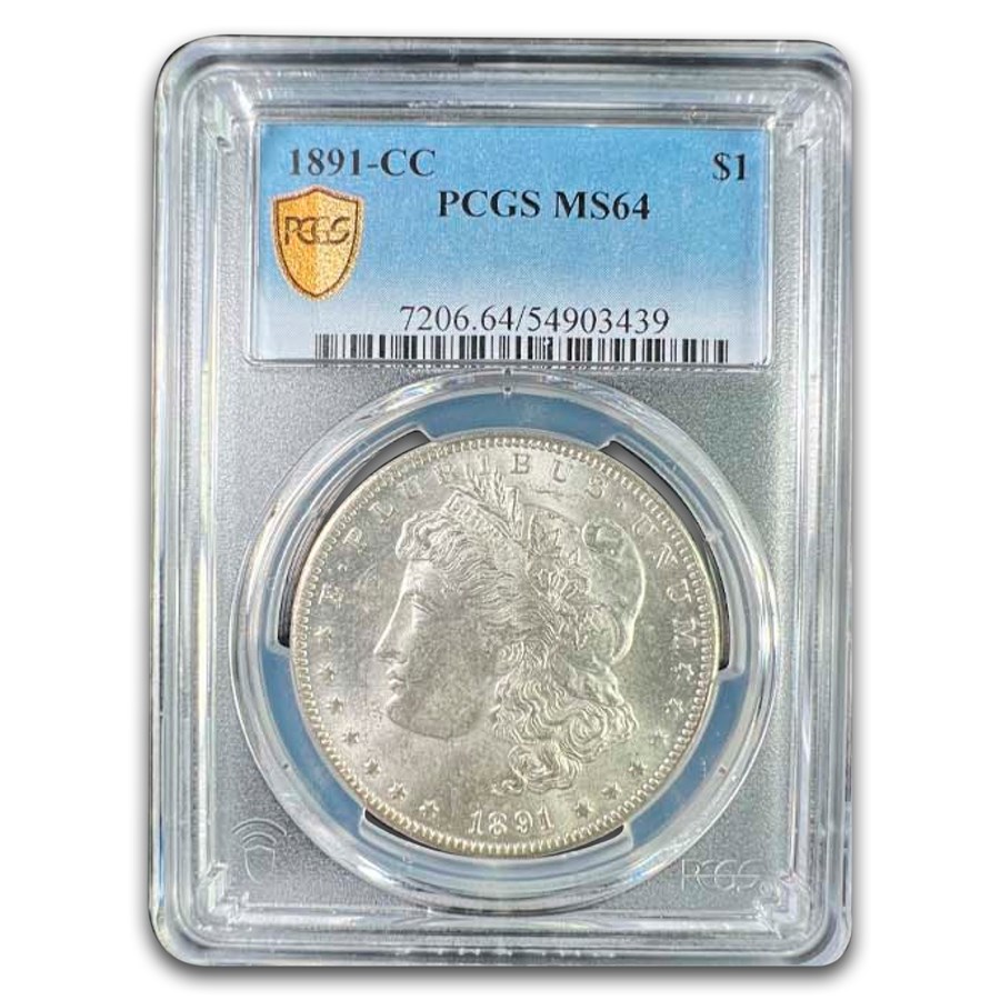 1891-CC Morgan Dollar MS-64 PCGS