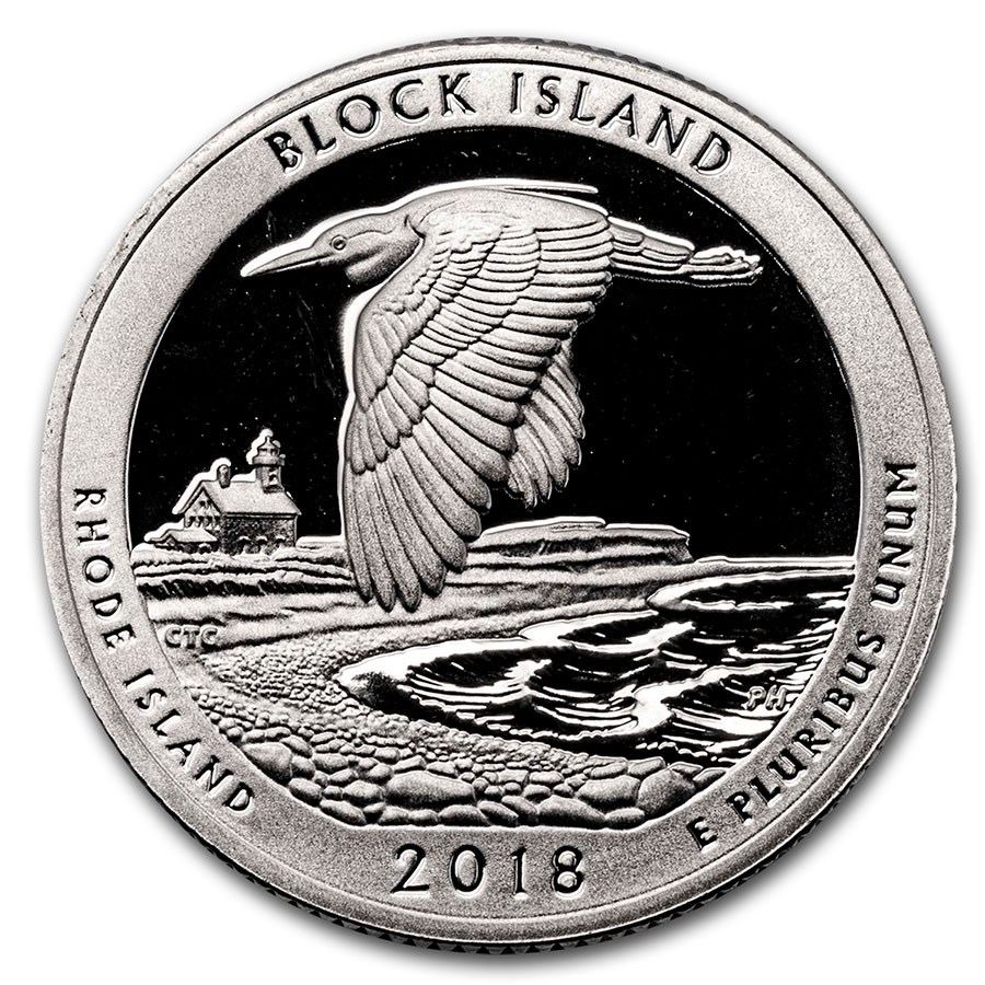 2018-S ATB Quarter Block Is National Wildlife Proof (Silver)