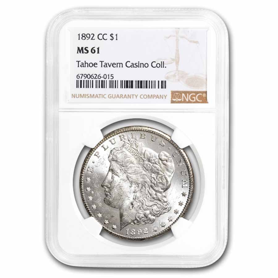 1892-CC Morgan Dollar MS-61 NGC