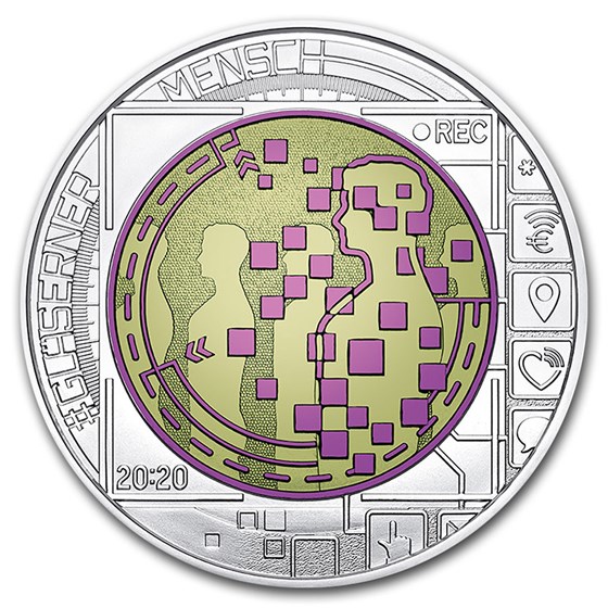 2020 Austria Silver/Niobium Big Data €25 BU