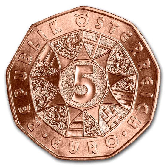 2020 Austria Copper €5 Easter Friends for Life Horse