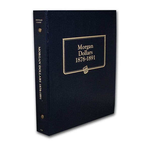 Whitman Coin Album #9128 - Morgan Dollars Vol 1 - 1878-1891