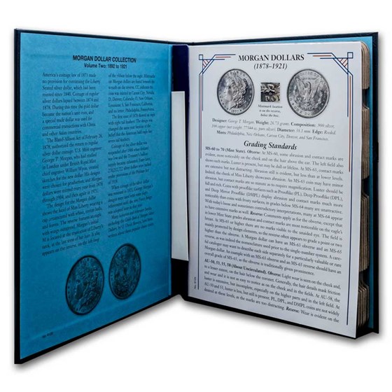 Whitman Coin Album #9129 - Morgan Dollars Vol 2 1892-1921