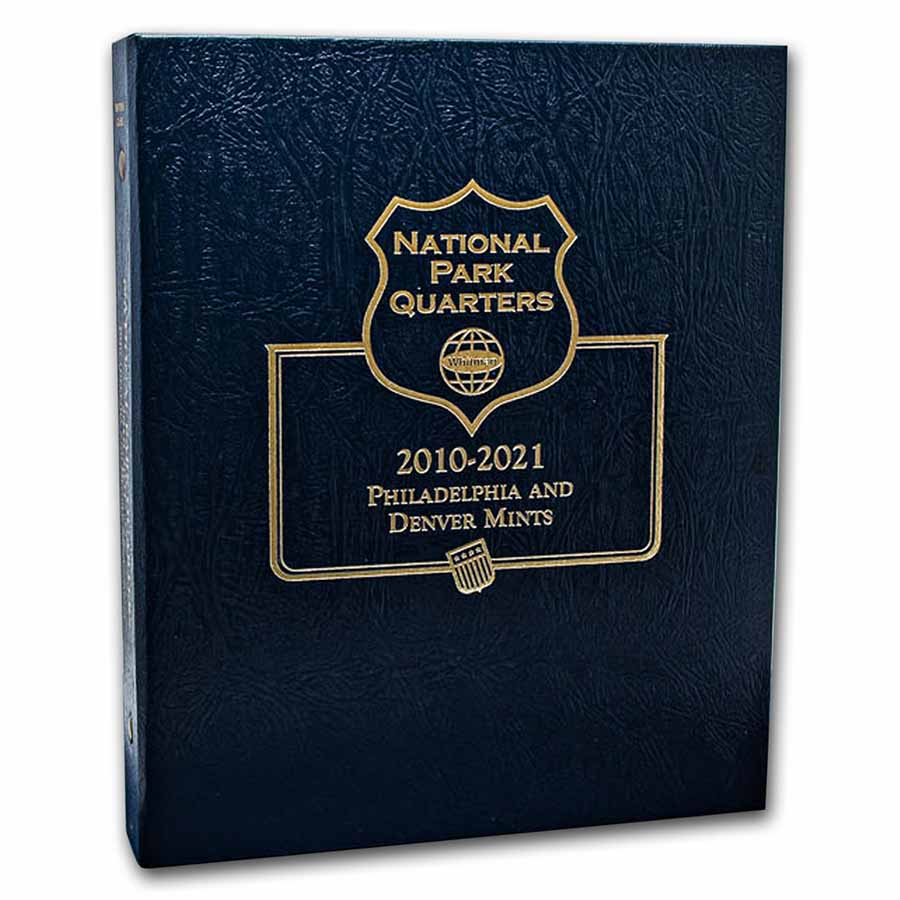 Whitman Coin Album #3057 - National Park Quarters - 2010-2021 P&D