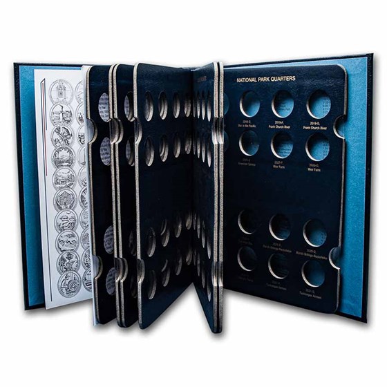 Whitman Coin Album #3057 - National Park Quarters - 2010-2021 P&amp;D