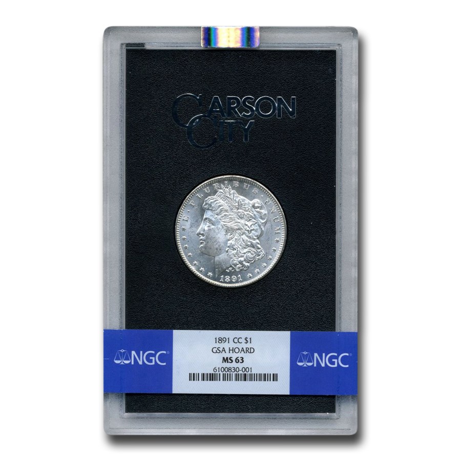 1891-CC Morgan Dollar MS-63 NGC (GSA)