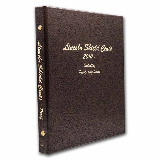 Dansco Album #8104 - Lincoln Shield Cents 2010-2021 with Proofs