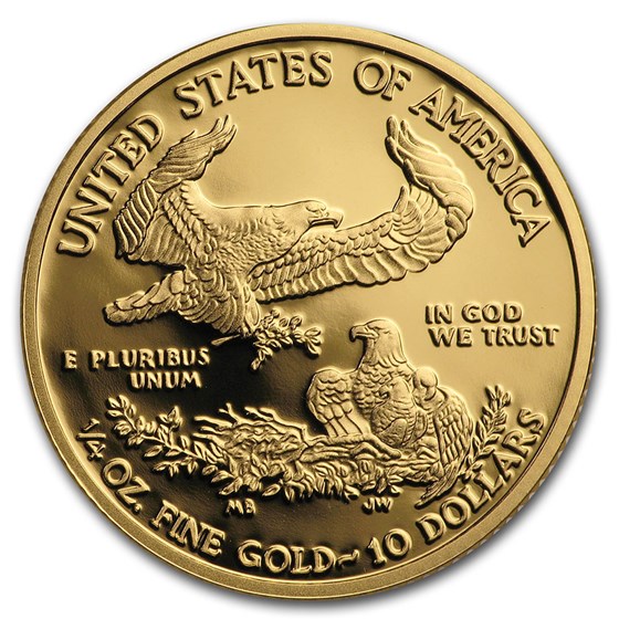 2020-W 1/4 oz Proof American Gold Eagle (w/Box &amp; COA)