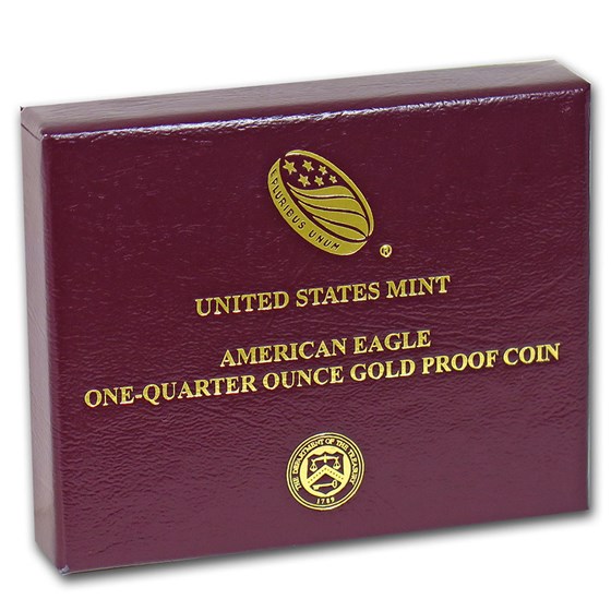2020-W 1/4 oz Proof American Gold Eagle (w/Box &amp; COA)