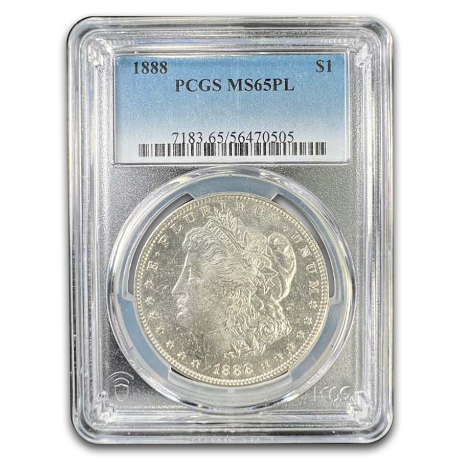 1888 Morgan Dollar PL MS-65 PCGS