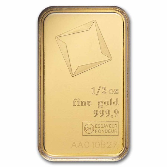 1/2 oz Gold Bar - Valcambi (In Assay)