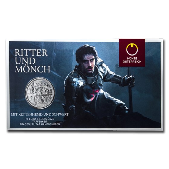 2020 Austria Silver €10 Knights' Tales (Courage)