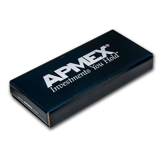 100 oz Cast-Poured Silver Bar - APMEX