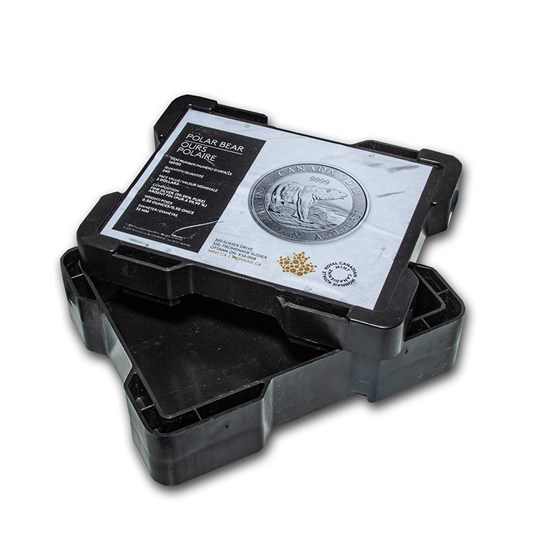 240-Coin RCM 1/2 oz Ag Wildlife Series Monster Box (Empty, Black)