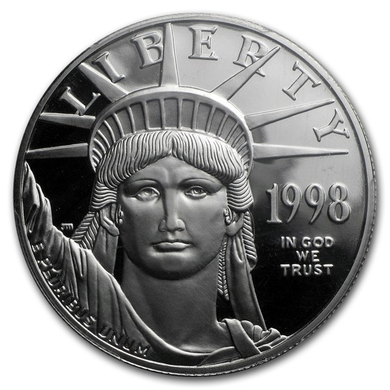 1998-W 1 oz Proof American Platinum Eagle PR-69 DCAM PCGS