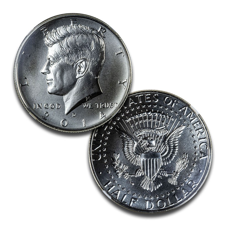 2014 4-Coin 50th Anniv Kennedy 1/2 Dollar Set SP/PF-70 NGC (ER)