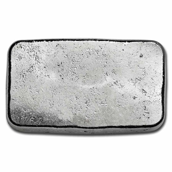 10 oz Cast-Poured Silver Bar - Pioneer Metals