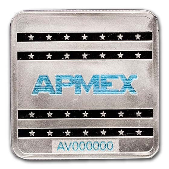 1 oz Silver Bar - APMEX (Square Series)
