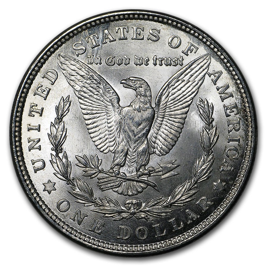 1921 Morgan Silver Dollar 100th Anniversary BU - Spotlights