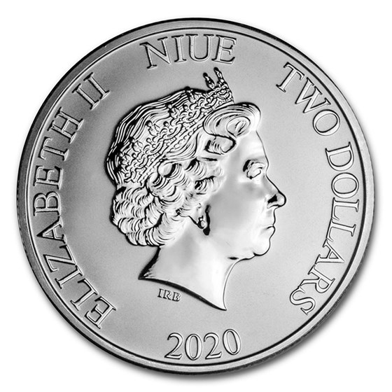 2020 Niue 1 oz Silver $2 Disney Lion King The Circle of Life BU