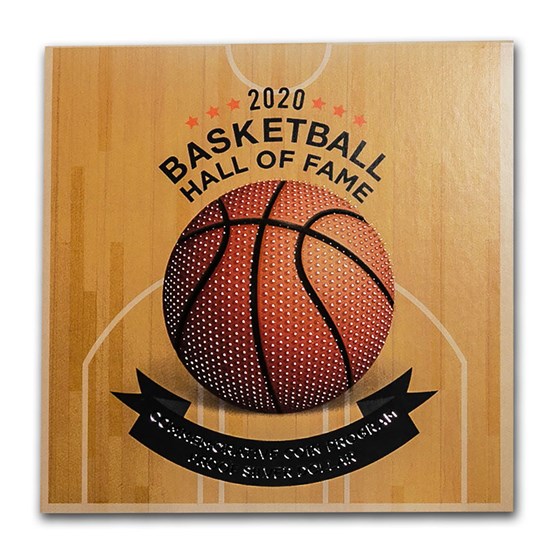 OGP Box &amp; COA - 2020 U.S. Mint Basketball HOF Silver Proof
