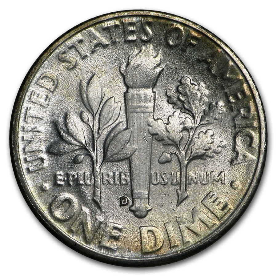 1949-D Roosevelt Dime BU