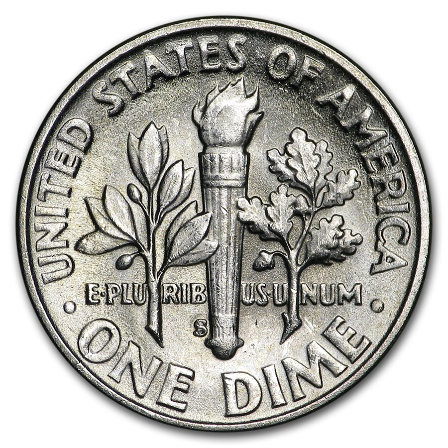 1952-S Roosevelt Dime BU