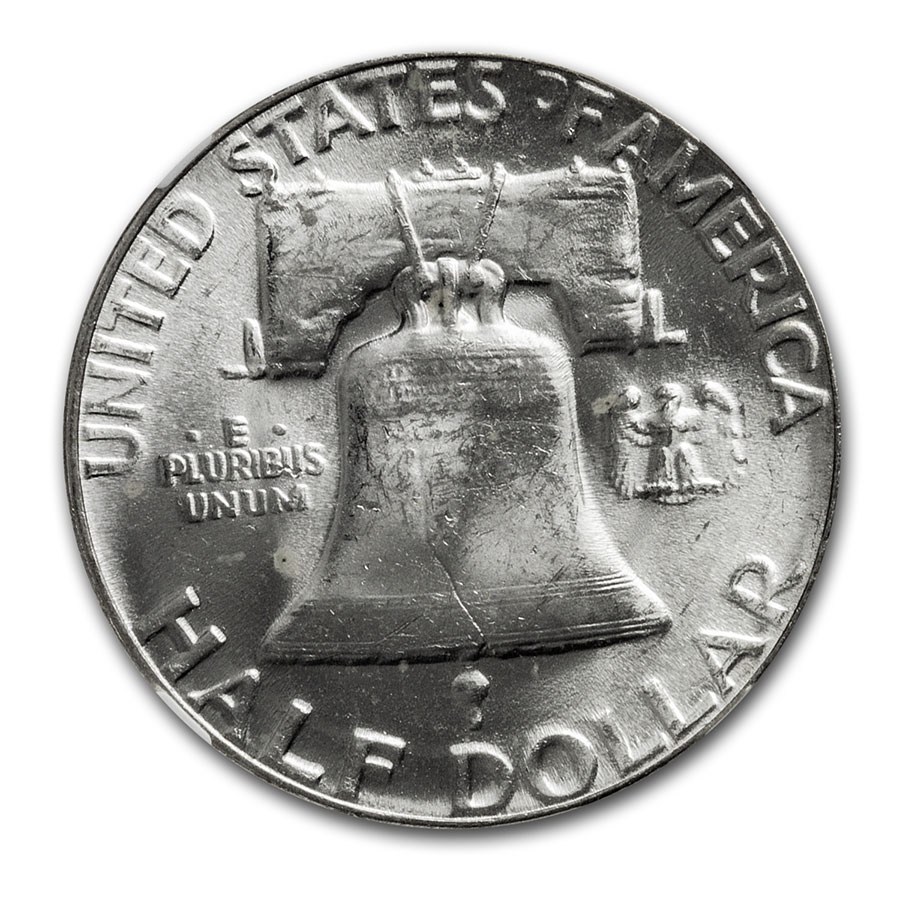 1954 Franklin Half Dollar MS-64 NGC