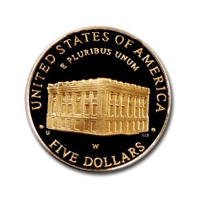 2001-W Gold $5 Commem Capitol Visitor Center PR-70 PCGS
