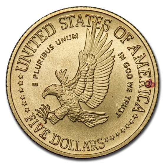 1986-W Gold $5 Commem Statue of Liberty BU (Capsule Only)