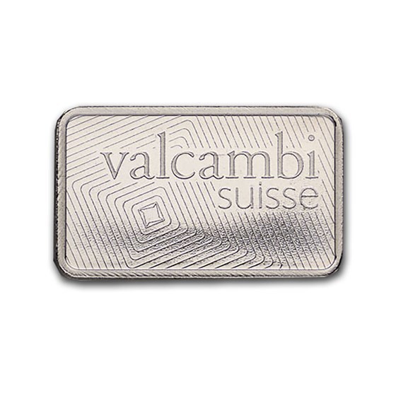 2.5 gram Platinum Bar - Valcambi (In Assay)