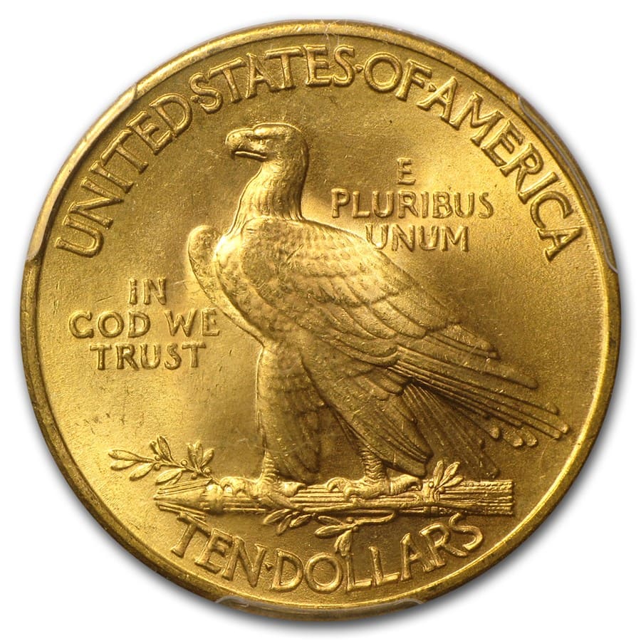 $10 Indian Gold Eagle MS-64 PCGS (Random)