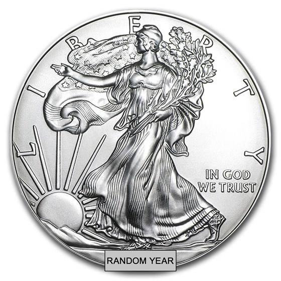 500-Coin American Silver Eagle Monster Box (Sealed, Random Year)