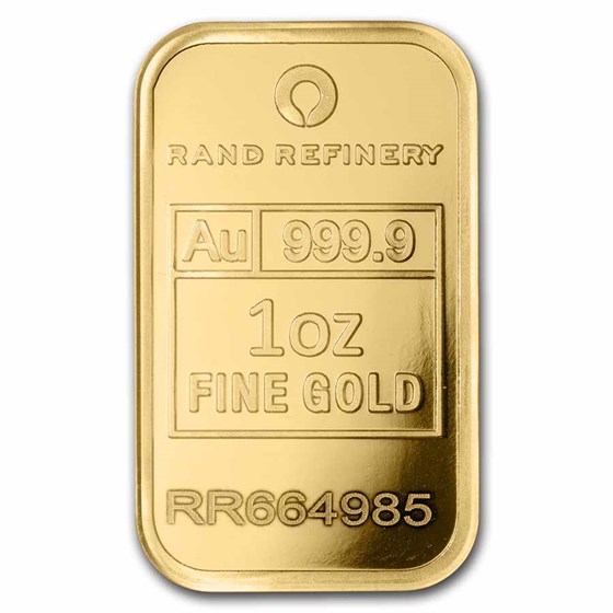1 oz Gold Bar - Rand (Black Assay)