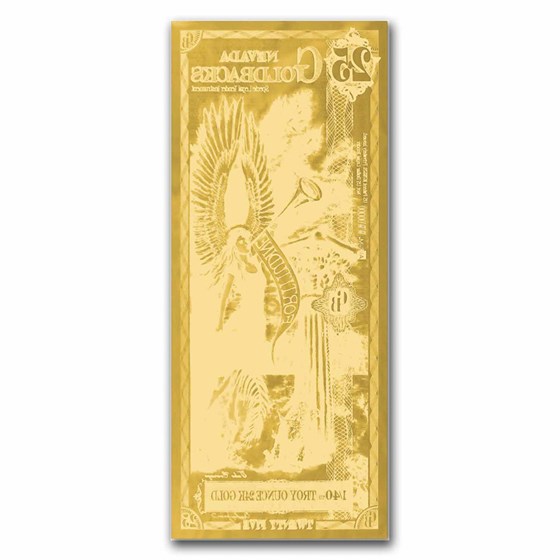 25 Nevada Goldback - Aurum Gold Foil Note (24k)