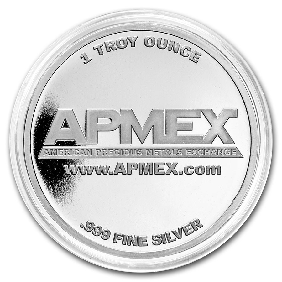 1 oz Silver Colorized Round - APMEX (Basketball)