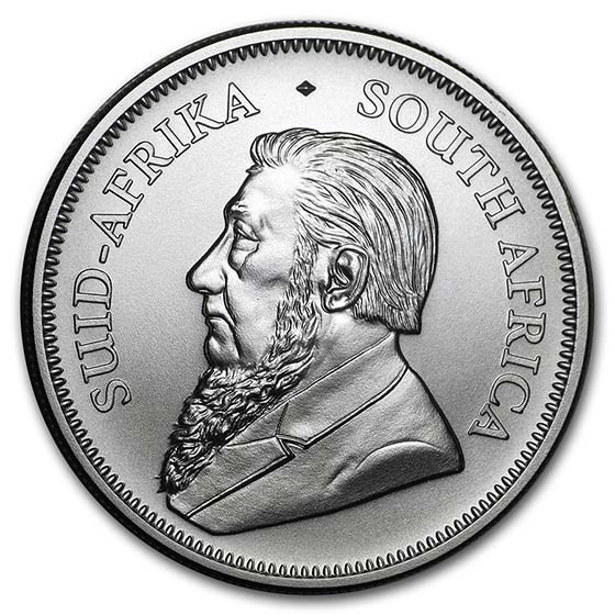 2021 South Africa 1 oz Silver Krugerrand BU