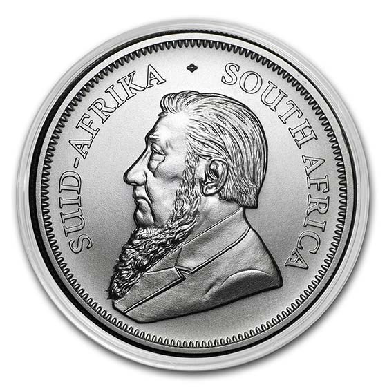 2021 South Africa 1 oz Silver Krugerrand BU