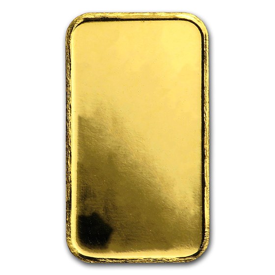 1/2 gram Gold Bar - APMEX (w/Christmas Trees Card, In TEP)