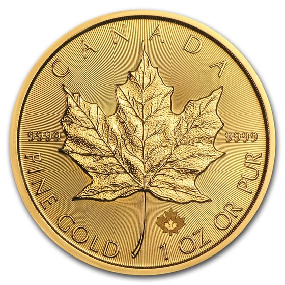 2021 Canada 1 oz Gold Maple Leaf (MintDirect® Single)