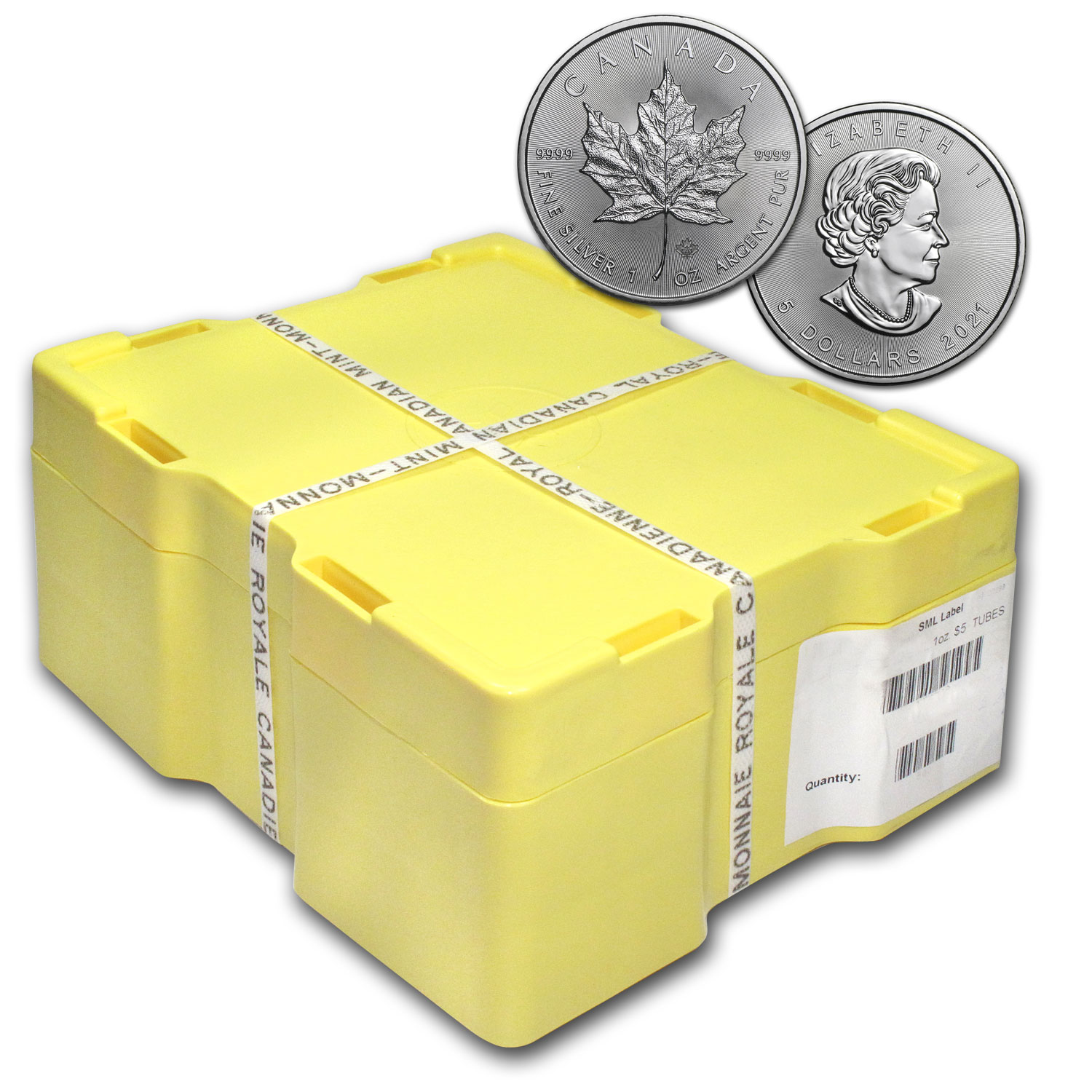2021 Canada 500-Coin Silver Maple Leaf Monster Box (Sealed) 2021 Canada 500-Coin Silver Maple Leaf Monster Box (Sealed)