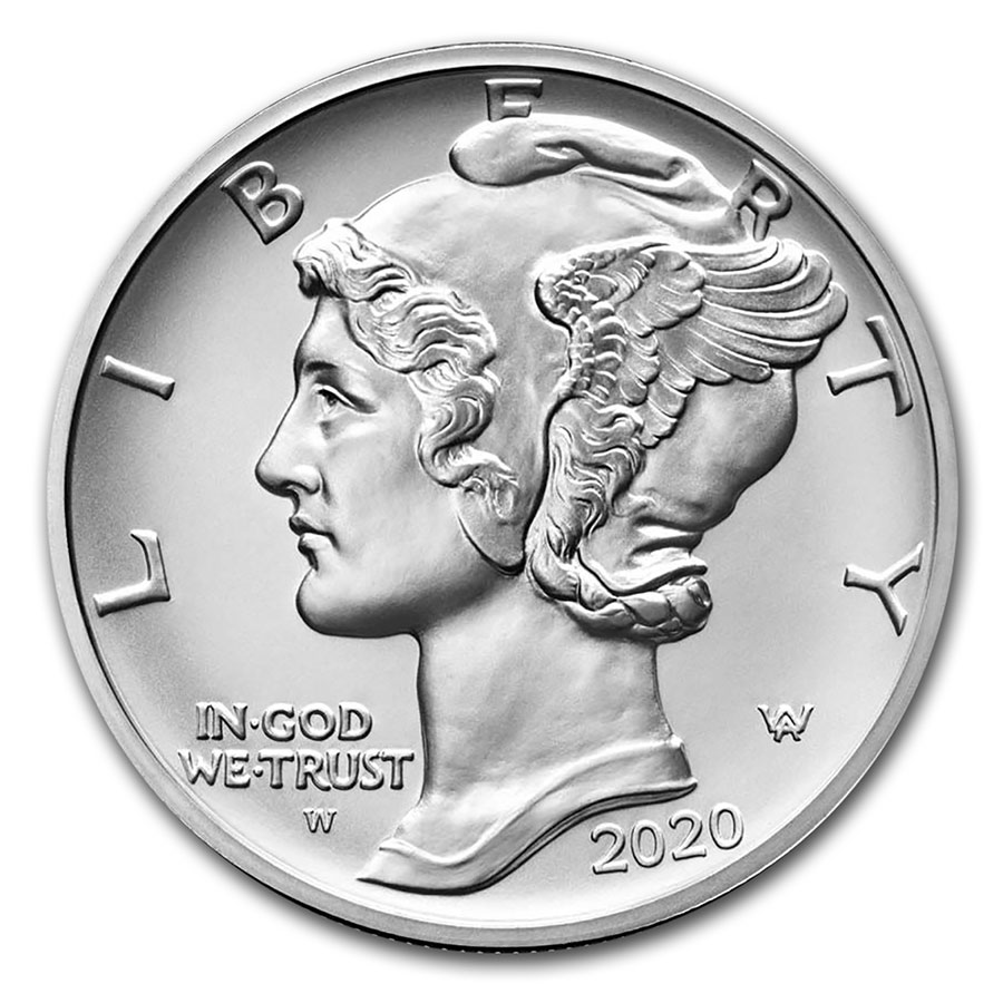 2020-W 1 oz Burnished American Palladium Eagle (w/Box & COA)