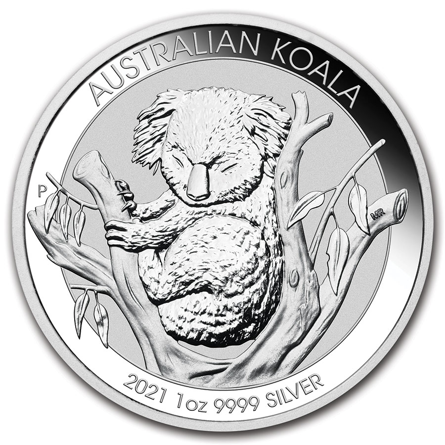 2021 Australia 1 oz Silver Koala BU